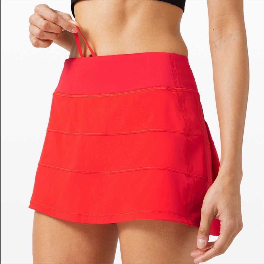 Lululemon Pace Rival Skirt 13” Carnation Red